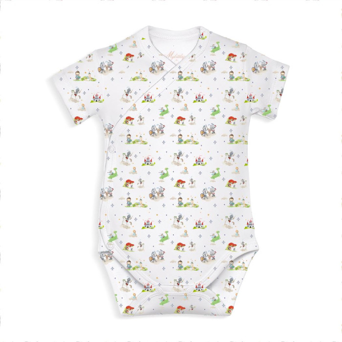 Боді Kimono з кортким рукавом для немовлят BSHL004