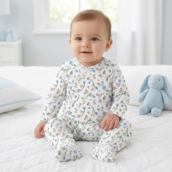 Сліп для малюка з боковою застібкою K020 BLOSSOM BLUE
