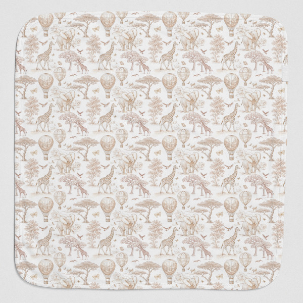 Двошарова дитяча ковдра BL001  Sand Toile Africa