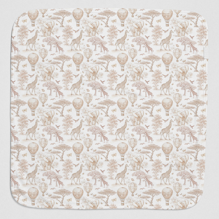 Двошарова дитяча ковдра BL001  Sand Toile Africa