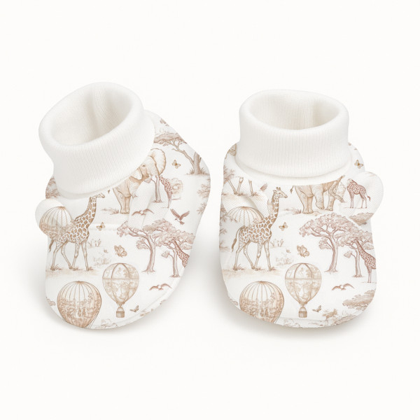 Забавні пінетки з вушками BT001 Sand Toile Africa