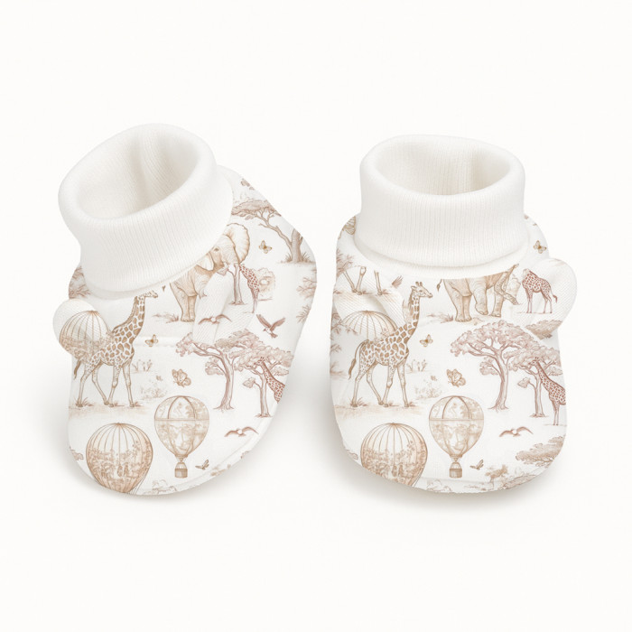 Забавні пінетки з вушками BT001 Sand Toile Africa