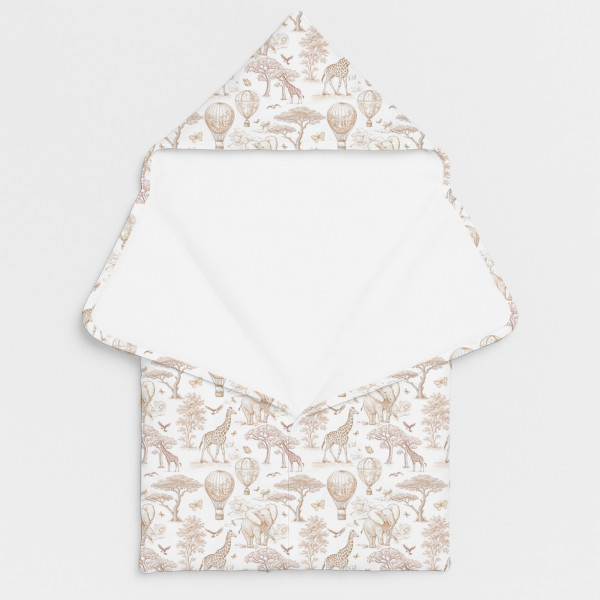 Затишний Конверт (кокон) Babynest C001 Sand Toile Africa