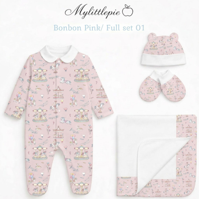 Комплект Full Set FS01 BONBON PINK 3 pc