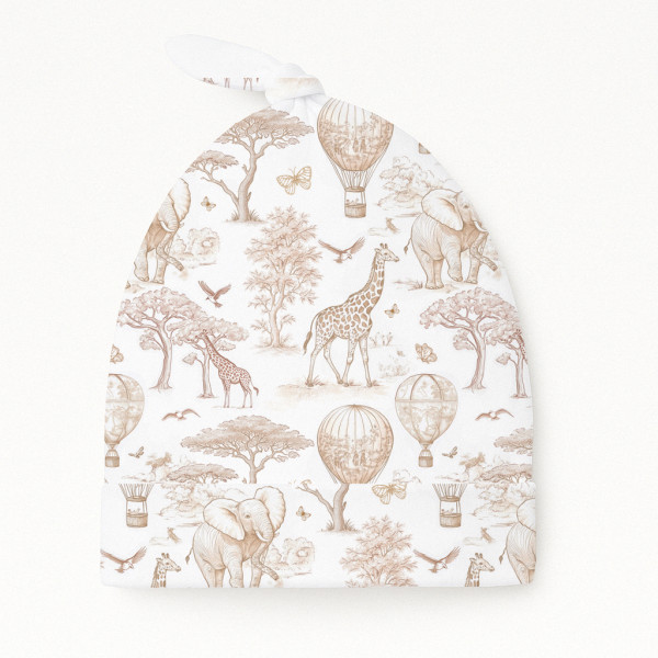 Шапочка с узелком из хлопка Supima H003 Sand Toile Africa