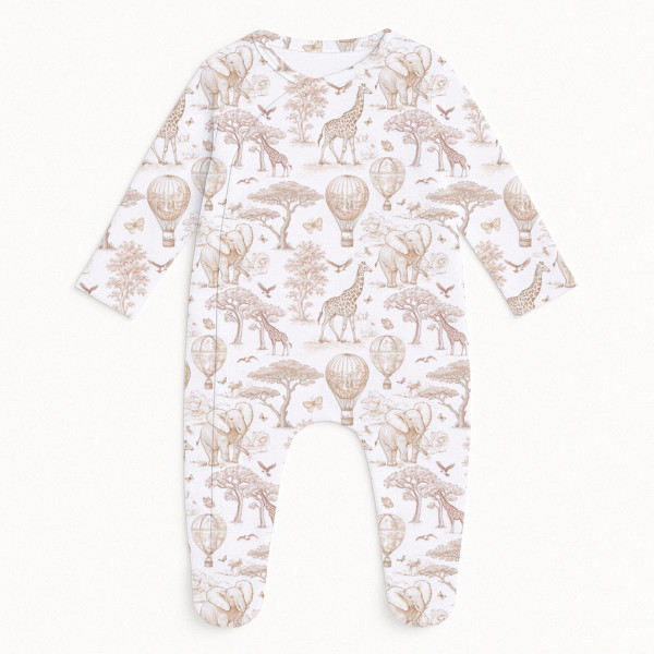 Слип для малыша с боковой застёжкой K020 Sand Toile Africa