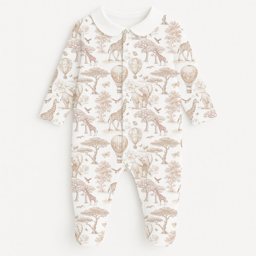 Слип с воротничком из 100% хлопка Pima — модель K063 Sand Toile Africa