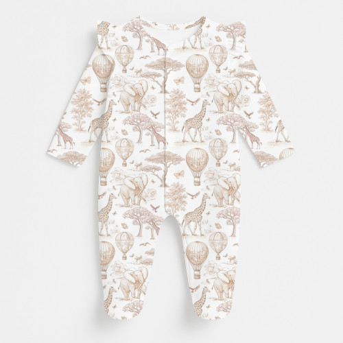 Сліп з рюшами для дівчинки із 100% бавовни Pima K065 Sand Toile Africa
