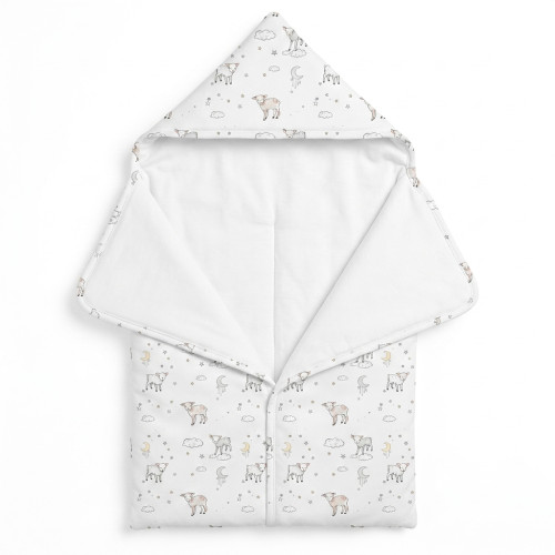 Затишний Конверт (кокон) Babynest C001 LITTLE LAMB