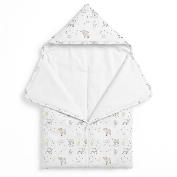 Затишний Конверт (кокон) Babynest C001 LITTLE LAMB