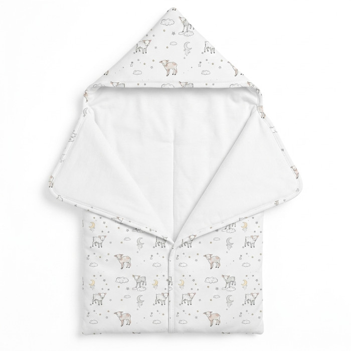 Затишний Конверт (кокон) Babynest C001 LITTLE LAMB