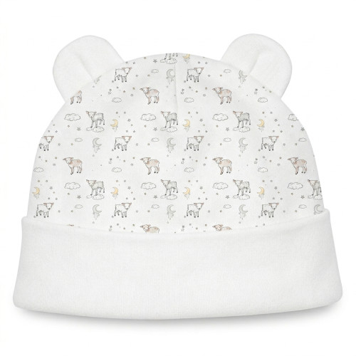 Шапочка с ушками H002 LITTLE LAMB