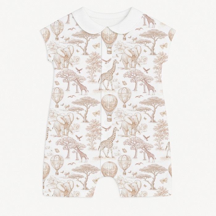 Пісочник із бавовни з комірцем Supima R003CL Sand Toile Africa