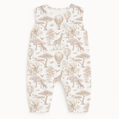 Длинный песочник с рукавами из хлопка Supima R009 Sand Toile Africa