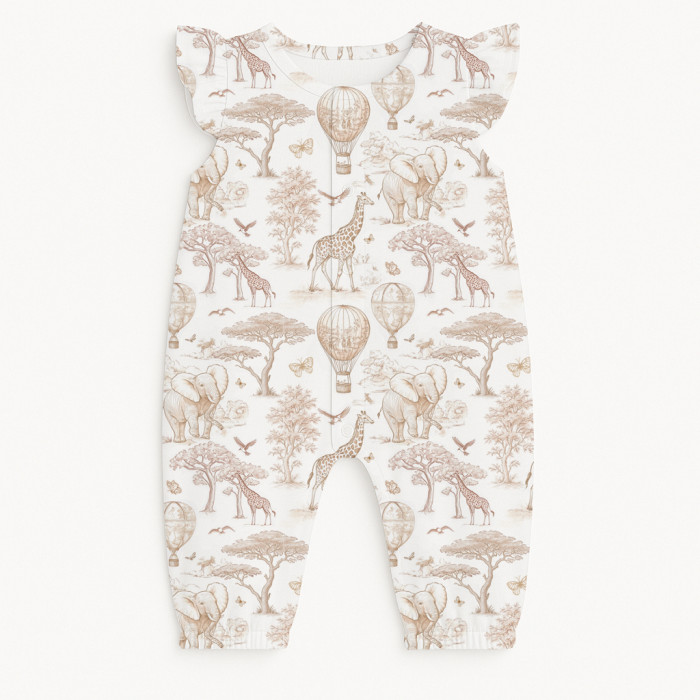 Довгий пісочник із крильцями з бавовни Supima R011 Sand Toile Africa