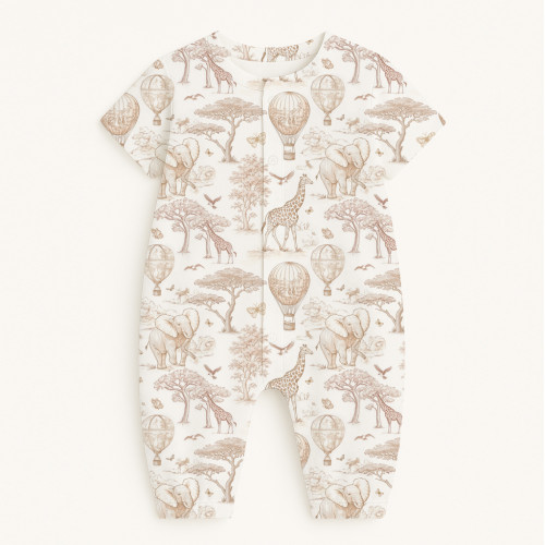 Длинный песочник с рукавами из хлопка Supima R017 Sand Toile Africa