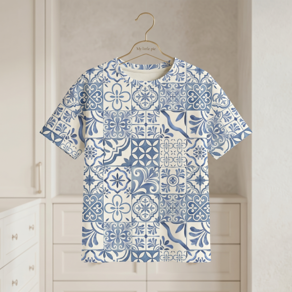 Футболка з коротким рукавом для хлопчиків та дівчаток TSH001 AMALFI BLUE