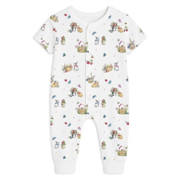 Ромпер з коротким рукавом K061 BERRIES