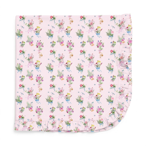 Двошарова дитяча ковдра з рюшей BL002  BOQUETTE