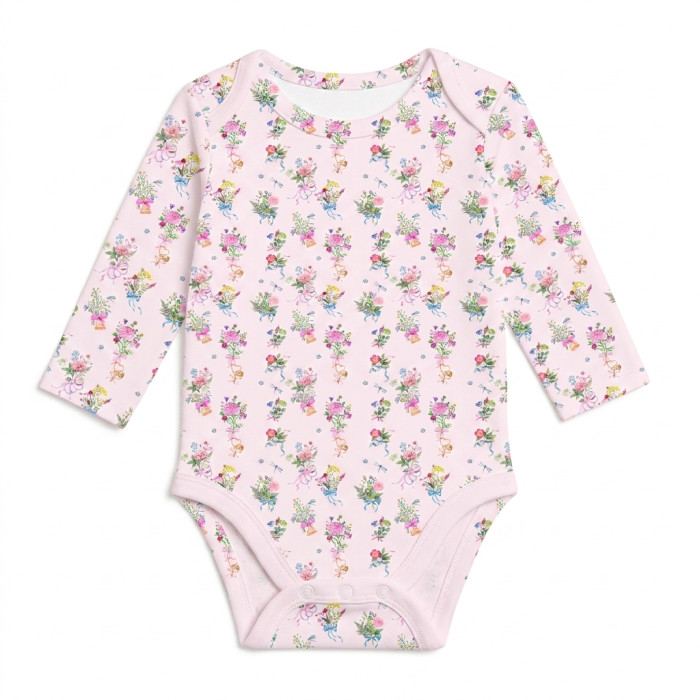 Боди с длинным рукавом  для малышей BLS001  BOQUETTE