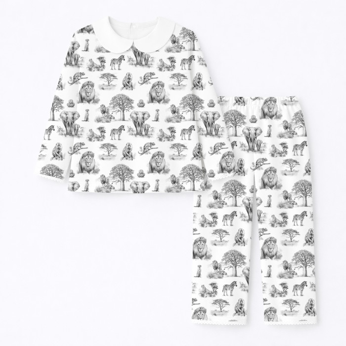 Дитяча піжама з комірцем 100% pima котона PJ020 WILD HORIZONT