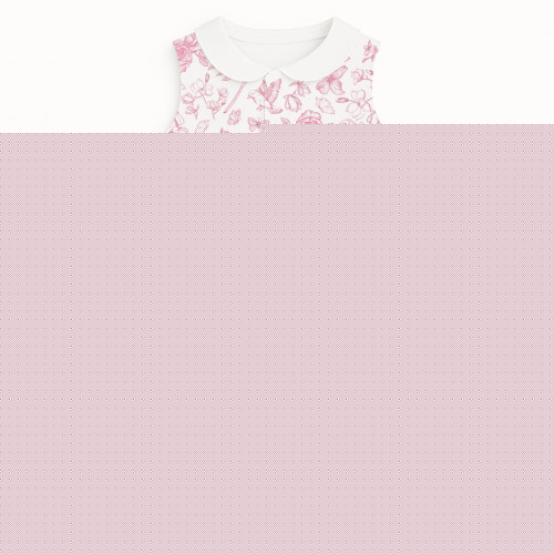 Длинный песочник с рукавами и воротником Supima R009CL CHLOE PINK