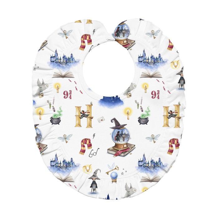 Слюнявчик з обробкою рюшкой BIB006 Harry Potter