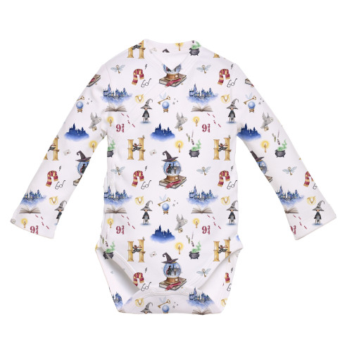 Боди  Kimono с длинным рукавом для малышей BLS004  Harry Potter