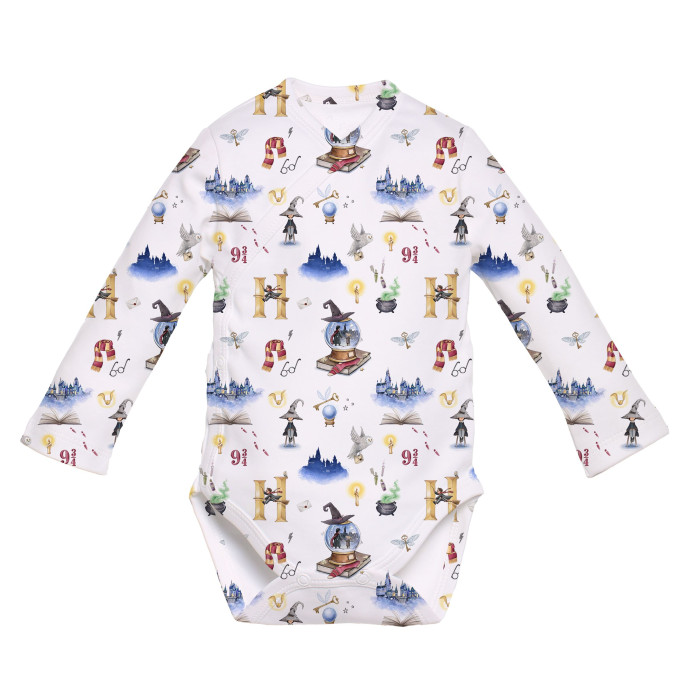 Боді Kimono з довгим рукавом для немовлят BLS004 Harry Potter