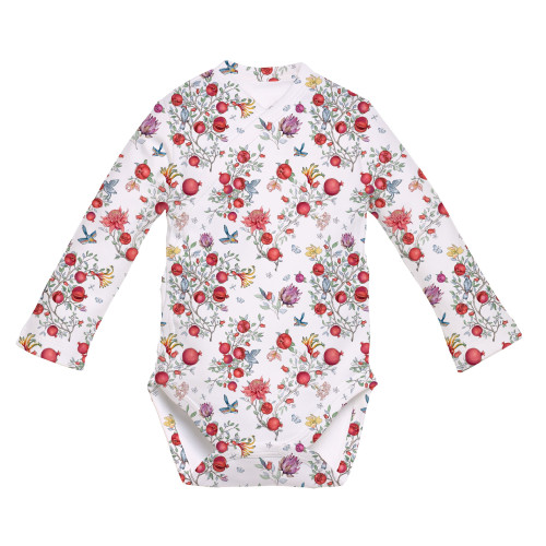 Боді Kimono з довгим рукавом для немовлят BLS004