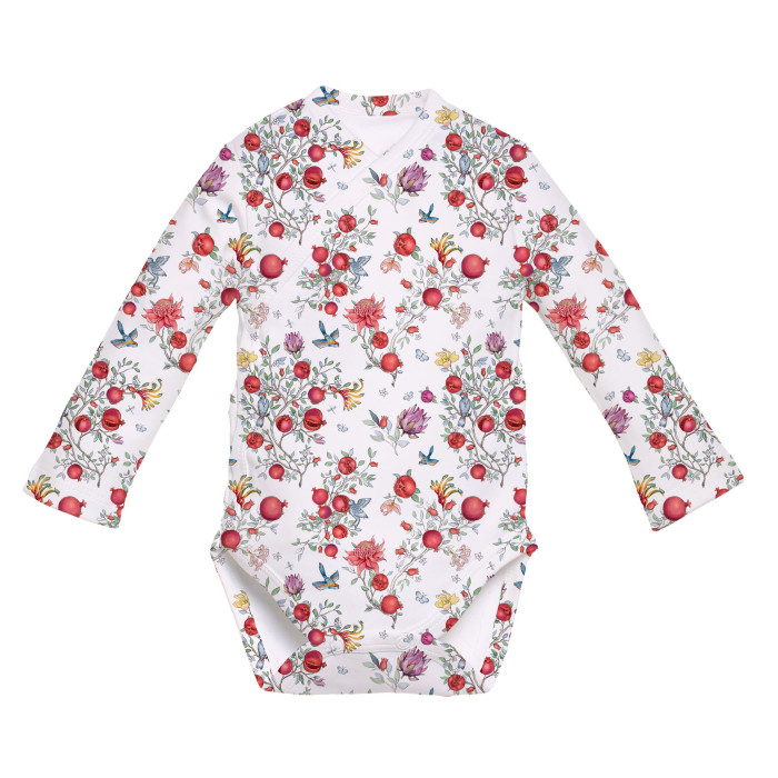 Боді Kimono з довгим рукавом для немовлят BLS004
