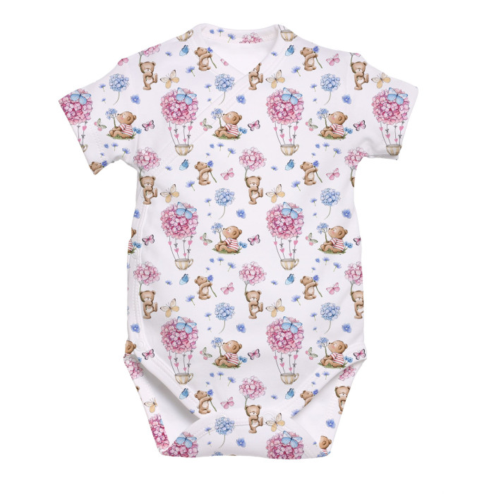 Боді Kimono з кортким рукавом для немовлят BSHL004  Azalia