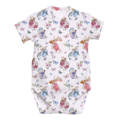 Боди  Kimono с коротким рукавом для малышей BSHL004