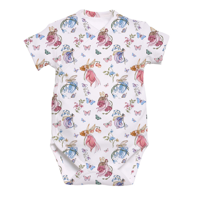 Боді Kimono з кортким рукавом для немовлят BSHL004
