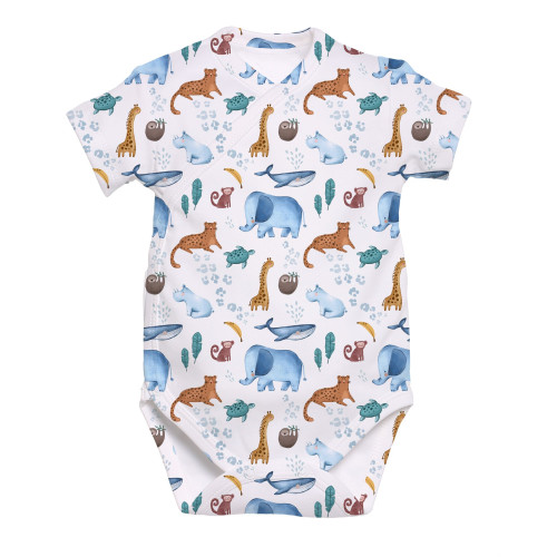 Боди  Kimono с коротким рукавом для малышей BSHL004