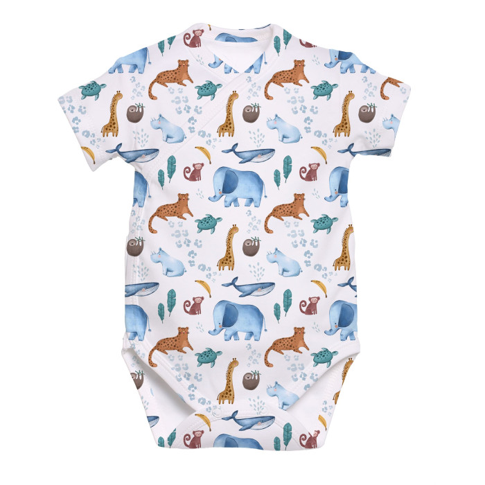 Боді Kimono з кортким рукавом для немовлят BSHL004