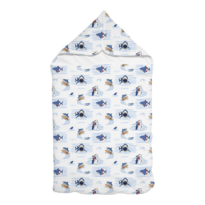 Затишний Конверт (кокон) Babynest C002 Shark