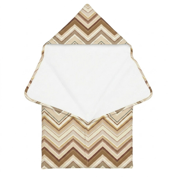 Затишний Конверт (кокон) Babynest C001 ZIG ZAG BROWN