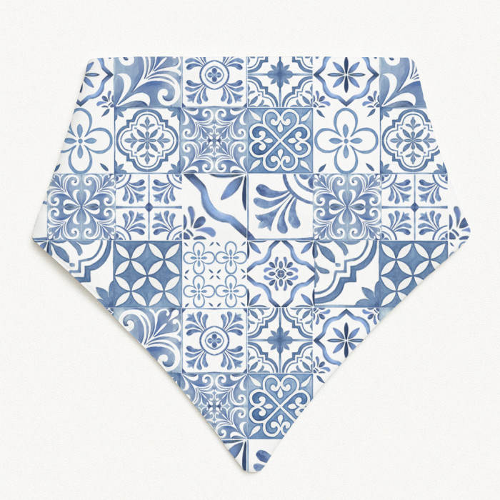 Слинявчик-бандана трикутної форми для немовлят Bib001 AMALFI BLUE