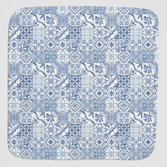 Двухслойное одеяльце-пеленка для малышей BL001  AMALFI BLUE