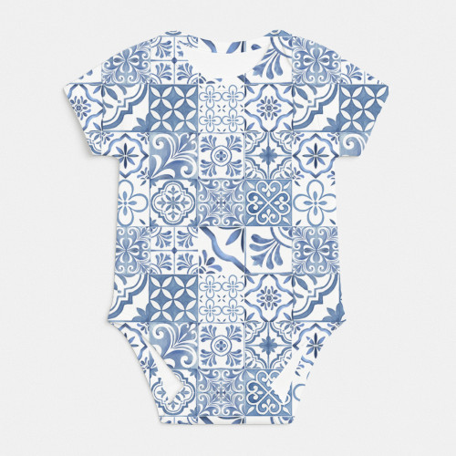 Боди с коротким рукавом  для малышей BSHL001  AMALFI BLUE