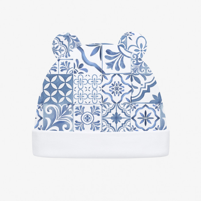 Шапочка з вушками H002 AMALFI BLUE