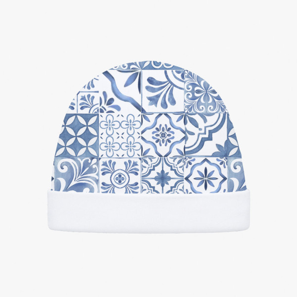 Дитяча шапочка з відворотом H004  AMALFI BLUE