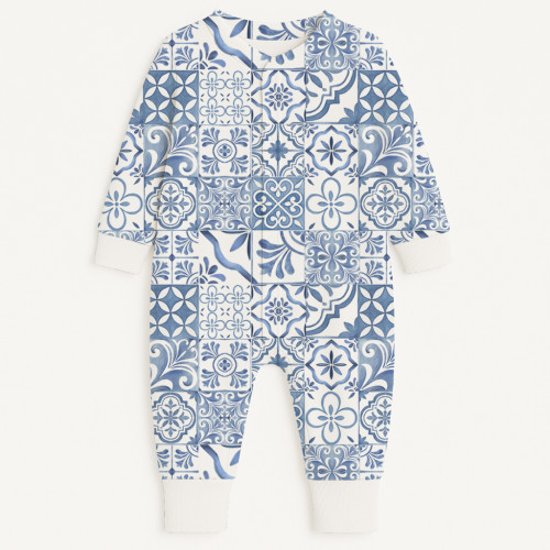 Ромпер с длинным рукавом K060 AMALFI BLUE