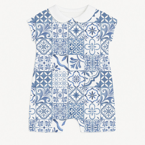 Пісочник із бавовни з комірцем Supima R003CL AMALFI BLUE