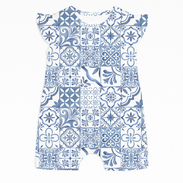 Пісочник із бавовни Supima з крильцями R007 AMALFI BLUE