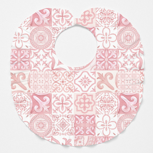 Слинявчик з обробкою рюшкой BIB006 AMALFI PINK