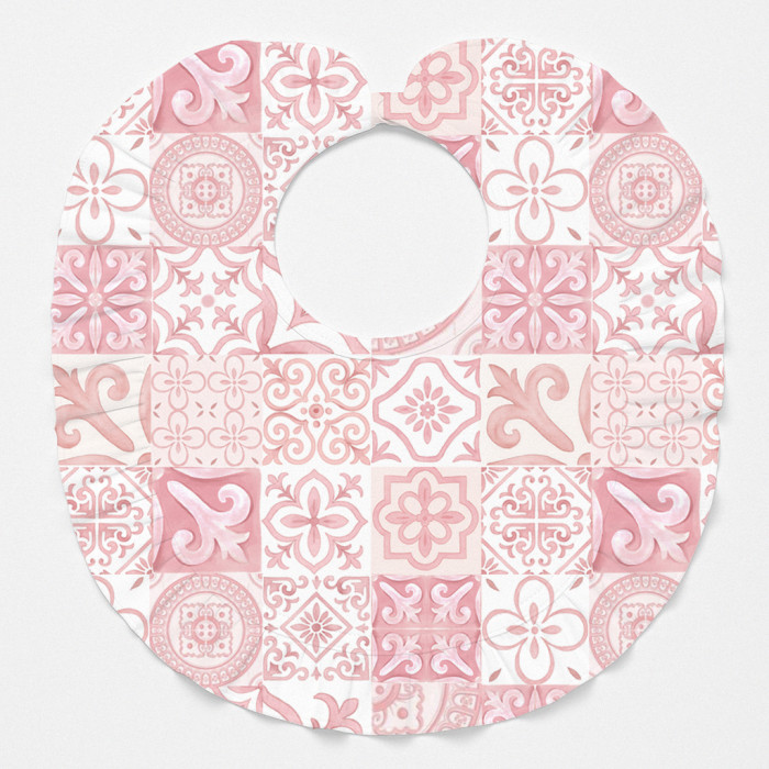 Слинявчик з обробкою рюшкой BIB006 AMALFI PINK