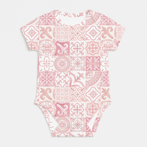 Боди с коротким рукавом  для малышей BSHL001  AMALFI PINK