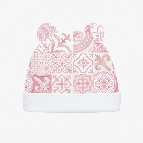 Шапочка с ушками H002 AMALFI PINK